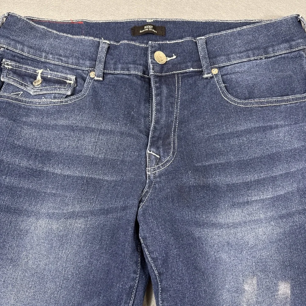 JEANS RELAXED STRAIGHT True Religion MENS 32X33 Ricky Flap SN Pocket